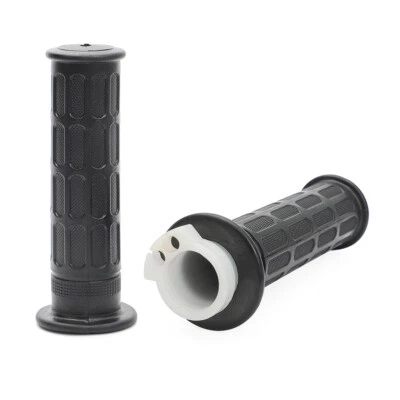 Rubber Handle Bar Grip Set For Honda CB125 400 550 650 750 900 GL1000 Foto 1 de 4