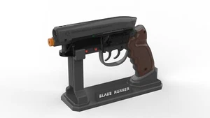 Kit modelo Deckards Blaster Blade Runner resina impresa en 3D hágalo usted mismo escala 1:1 con soporte - Imagen 1 de 5