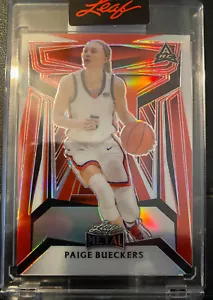 2023 Leaf PAIGE BUECKERS ARC Rookie Card UCONN Huskies Red Rare /199 - Picture 1 of 2