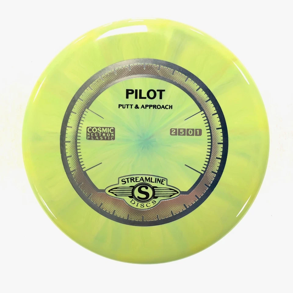 NEW DISC GOLF STREAMLINE COSMIC NEUTRON PILOT PUTT & APPROACH PUTTER 172g GREEN - Image 1 of 1