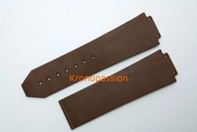 Hublot Chocolate Rubber Lined Strap for Big Bang 44mm Collection OEM New ! - Image 1 of 4