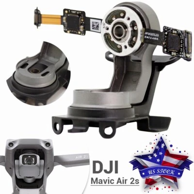 Motor de guiñada enrollable para cámara cardán original DJI Mavic Air 2s con soporte de brazo OEM Foto 1 de 4