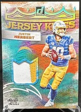 Justin Herbert 2022 Donruss Jersey Kings Studio Series Jersey Patch /100 #JK-24