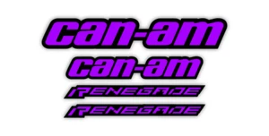 Stickers Decals Can-Am Renegade - RMX Graphics Decals Designs - Picture 1 of 3