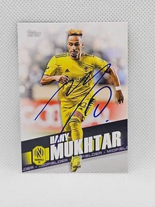 HANY MUKHTAR AUTOGRAPH SIGNED 2022 TOPPS MLS SOCCER CARD #13 NASHVILLE SC - Bild 1 von 1
