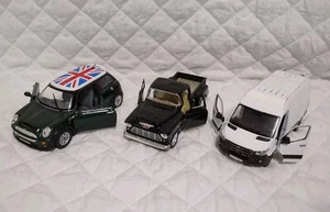 Kinsmart Druckguss Spielzeugauto Set Chevy Stepside Pickup Mercedes-Benz Sprinter Mini C - Bild 1 von 15