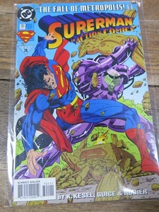 1994 COMIC The Fall Of Metropolis Superman in Action #701 Action Comics July DC - Picture 1 of 6