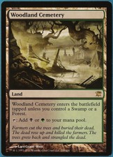 Woodland Cemetery Innistrad NM Land Rare MAGIC MTG CARD (ID# 242564) ABUGames