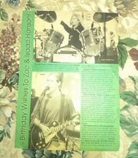 Hanson clipping teen magazine double sided Zac Taylor Isaac vintage pin up 