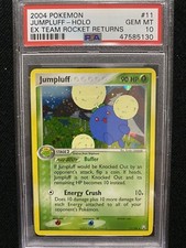 2004 Pokemon EX Team Rocket Returns Jumpluff Holo 11/109 PSA 10 Gem Mint