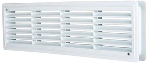 Rejilla de ventilación interna blanca 424x91 mm ventilación de aire - Imagen 1 de 2