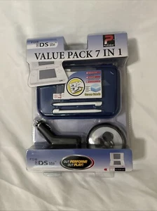 Nintendo DS Accessories Case 7-in-1 Value Pack Lite Blue New Sealed Playtech - Picture 1 of 10