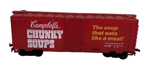 Life Like HO Scale Campbell Chunky Soups Train Railroad Box Car 8428 (U) - Picture 1 of 5