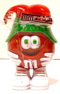Nuevo Do Not Eat M&M's Mini Caramelo Navidad Contenedor Figura Completo Sellado Rojo - Imagen 1 de 7