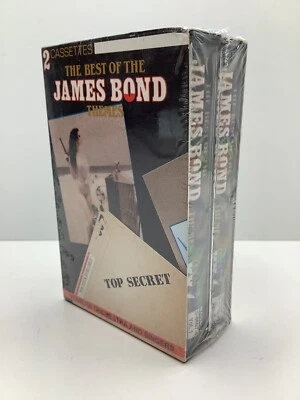 New Sealed The Best Of The James Bond Themes Cassette Tapes 007 Volume 1 & 2 - Image 1 of 4