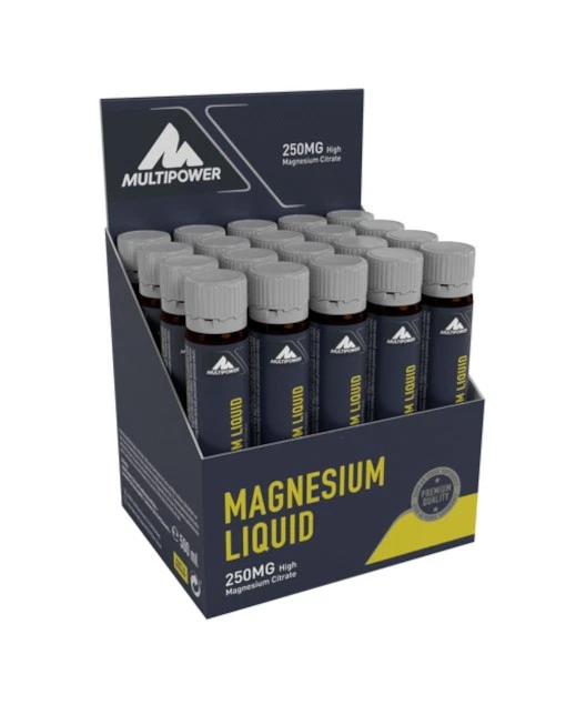 (49,98 EUR/l) Multipower Magnesium Liquid 20 x 25ml Ampullen Flüssig Shot