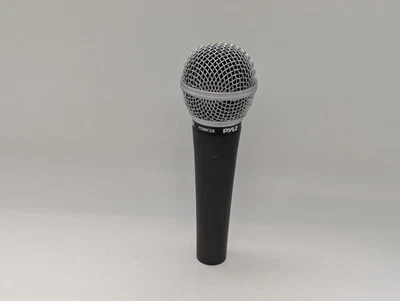 Pyle PDMIC58 microphone professional dynamic XLR wired mic vocal singing black - Image 1 of 4