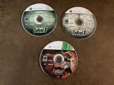 Fallout 3 GOTY 2-Disc Set & Fallout New Vegas Xbox 360 Lot - getestet & funktionsfähig - Bild 1 von 4
