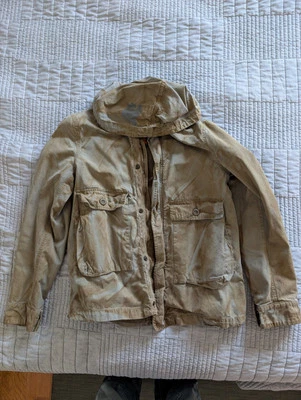 Rare Free City Woodcut Field Jacket - Size S - Made in Italy - Image 1 of 4