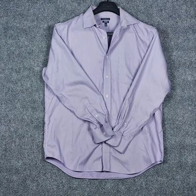 Camisa Croft & Barrow Para Hombre Talla Mediana Vestido Abotonado Manga Larga Fácil Cuidado Foto 1 de 4