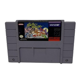 Nintendo Pocky & Rocky Super NES SNES NTSC-U/C 1992 Action Adventure Cartridge