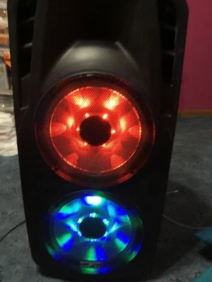 Altavoz PA portátil BeFree Sound 5000W alimentado por Bluetooth 12 pulgadas x2 - negro Foto 1 de 4