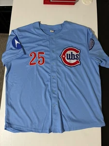 Chicago Cubs Blues Alternate Jersey City Connect Giveaway SGA 6/20/25 Size XL - Picture 1 of 8