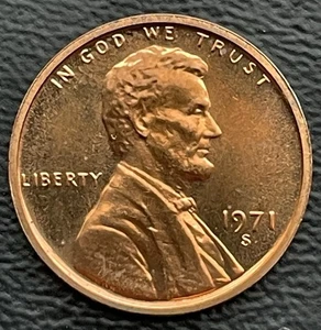 1971 S Lincoln Cent Proof Doubled Die Obverse FS-102-Strong DDO-Raw Coin - Picture 1 of 5