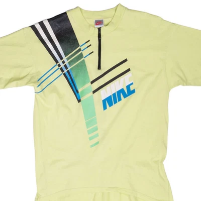 CAMISETA DE CICLISMO NIKE LIME VINTAGE AÑOS 80 TALLA MEDIANA HECHA EN EE. UU. Foto 1 de 4