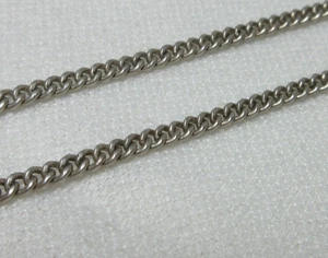 STERLING SILVER CHAIN LINK NECKLACE DESIGNER 24.5 INCH ITEM #7 - Picture 1 of 8