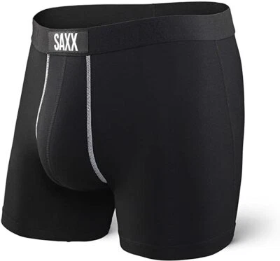 SAXX UNDERWEAR Vibe Boxer Modern Fit Black Men's Size S L26434 - Image 1 of 2
