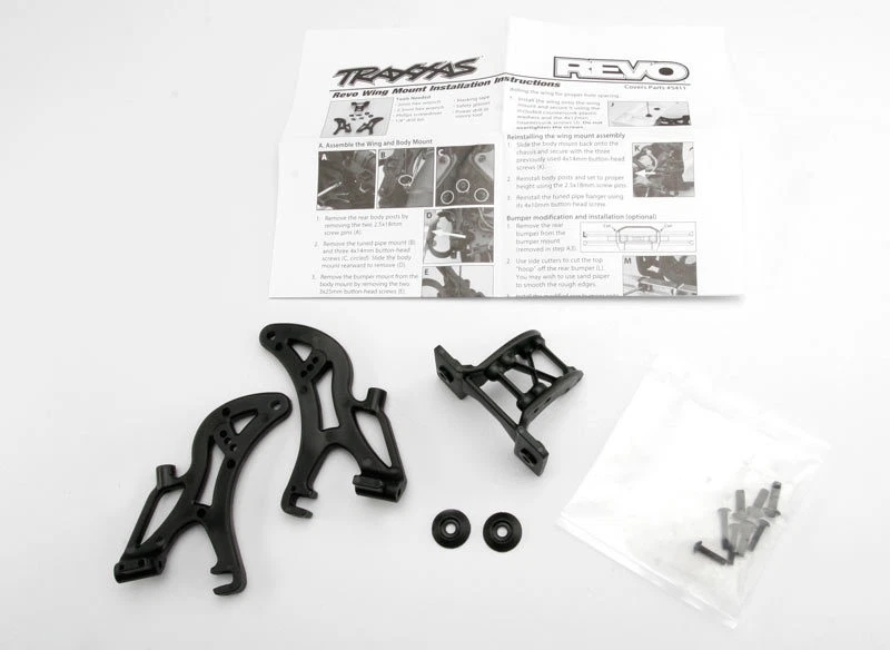 TRAXXAS 5411 Supporto Alettone REVO/WING MOUNT REVO - Immagine 1 di 1