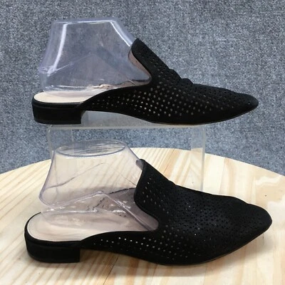 Zapatos Cole Haan para mujer 8.5 B Grand Series Mula negros perforados punta cerrada planos Foto 1 de 4