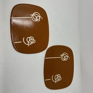 2 ROYAL DOULTON Terracotta CHEESE CHARCUTERIE CERAMIC SERVER - Picture 1 of 10