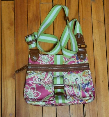 Tyler Rodan Crossbody Colorful Floral Adjustable Strap Lightweight Summer Purse - Image 1 of 2