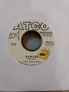 POP R&B The Coasters Gee Golly / Dance! Atco 6111 1957 EX/VG+ PROMO - Picture 1 of 2