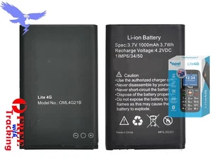 Replacement Battery for Opel Lite 4G Phone OML4G21B Free Ship - Picture 1 of 1