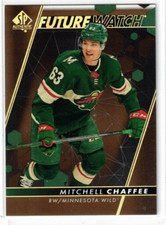 2022-23 SP AUTHENTIC MITCHELL CHAFFEE FUTURE WATCH ROOKIE CARD BLACK /5? #187