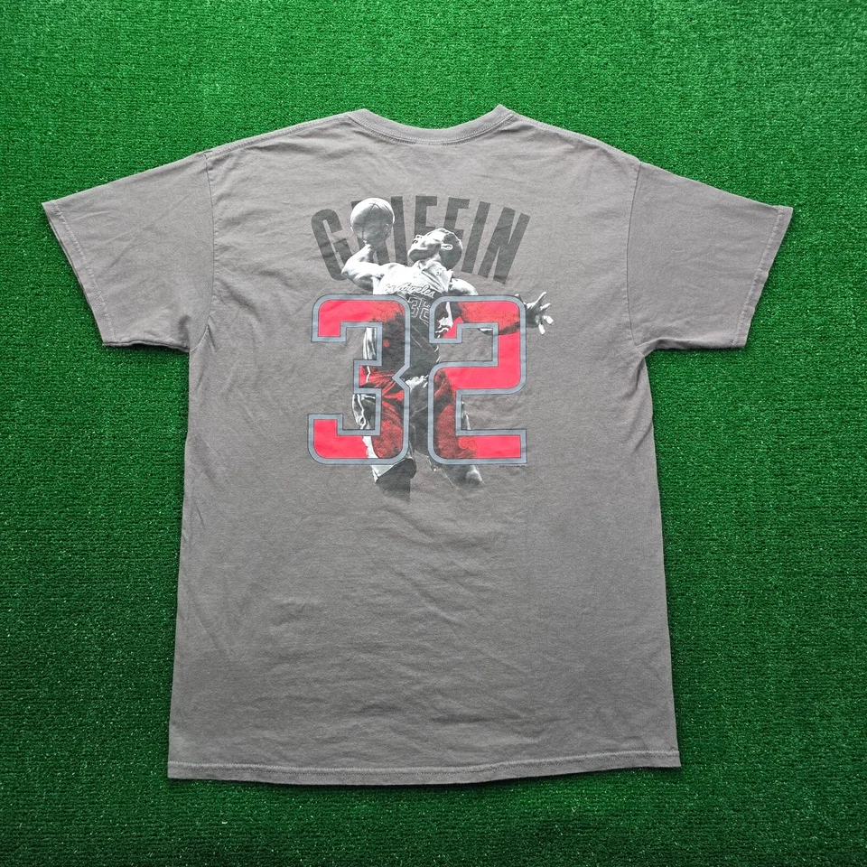 Camiseta Los Angeles Clippers Para Hombre Grande Gris The Blake Show #32 NBA Baloncesto Foto 1 de 4