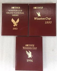 Lot Of Three NASCAR Winston Cup Yearbook 1983 / 1993 / 1996 Book Publications - Picture 1 of 6