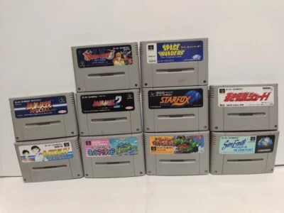 Nintendo Super Famicom SNES Lot of 10 Retro Game Confirmed Operation Japan #015 - Image 1 of 4