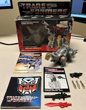 Sludge Dinobot G1 1985 TRANSFORMERS Vintage Original 100  COMPLETE w Box