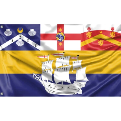 Sydney Flag, Unique Design, 3x5 Ft / 90x150 cm, Made in EU - Image 1 of 4