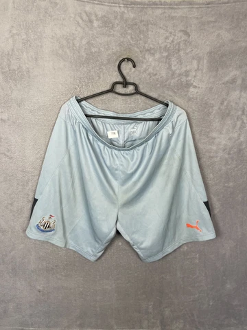 Newcastle United Away Football Shorts Blue Puma Mens Size XL Cover