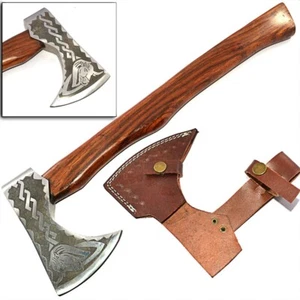 Custom Hand Made High Carbon steel Axe Hatchet Viking Tomahawk Tactical Axe - Picture 1 of 8