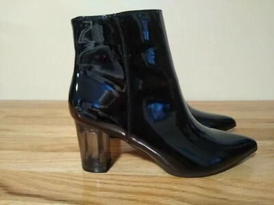 Olivia & Kate Botines Tacones Talla 9 Negro Charol NUEVO (CT006K) Foto 1 de 4