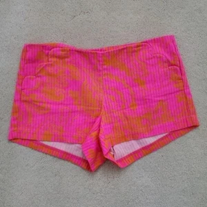 Lilly Pulitzer Liza Shorts in Pop Pink Seaesta sz4 - Picture 1 of 15