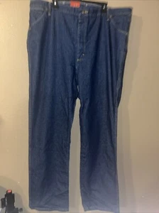 Red Kap Jeans Men's 44x34 Blue Denim Straight Work Wear PD54PW4 - Picture 1 of 4
