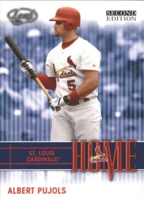 2004 Leaf Home/Away Second Edition #4H Albert Pujols H - NM-MT - Image 1 of 2
