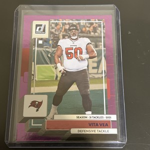 2022 Donruss Base Season Stat Line #257 Vita Vea /31 - Tampa Bay Buccaneers